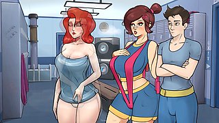 3D animated anime sex with horny cartoons