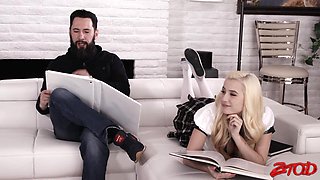 Slim blonde Carolina Sweets begs for creampie - Zero Tolerance