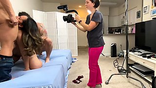 Open swinger cuckquean filming threeway