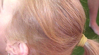 Sexy Blonde MILF Adores Being in the Middle of a Dick Circle