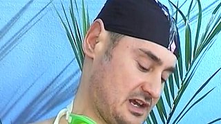 Sexy German Slut Fucked Hard in the Gangbang Action