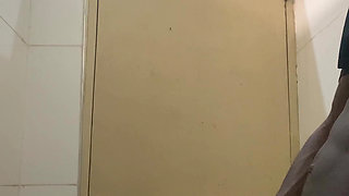 BBC cumming in public washroom - Part1