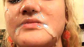 Blonde amateur hardcore homemade amateur facial cumshot