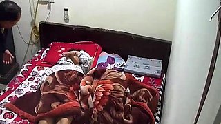 Cute amateur asian web cam girl playing with her toy