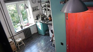 Captivating sweet thing's blowjob action