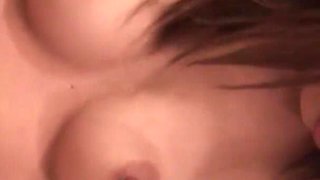Beautiful Rin Matsuura stimulates her hairy pussy with a sexy toys, then savoring the cock