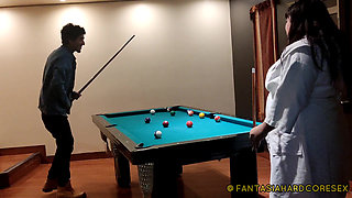 Giving My Best Friend Some Good Butt Massages After a Game of Pool