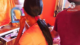The House Worker Working in the House Has Sex with Her Owner, the Maid Has a Tight Pussy
