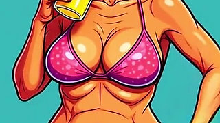 Old Granny Teasing Animation