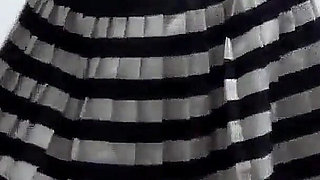 Hot Girl Styling Her Hair and Wiggling Her Booty