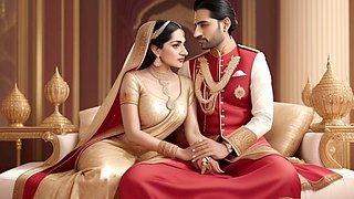 Hot Indian girl Mango Bhabhi gets wild for the first time