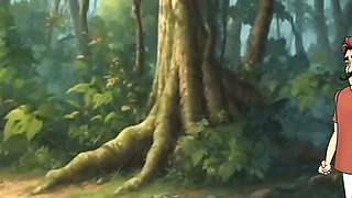 Hot Hindi Cartoon Sex - Raju Coconut Paniwala & Poonam Fuck in Forest Part 2