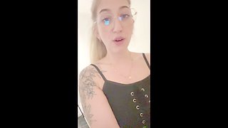 Smoking fetish clip featuring dirty talk with Tamytationofficial