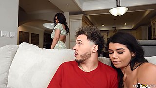 My Gf™S Roomie Is A Total Thirst Trap! With Harley Haze, Apollo Banks, Sarah Arabic - Brazzers