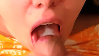 Close up Homemade Cumshot and Cum Swallow Compilation #1