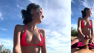Beach BBQ turned into a lovemaking fest, poking the hottest