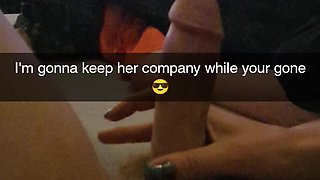 Cheating Breed Whore Wife Fucked on Snapchat