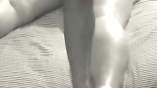 Sensual Massage Turns Teasing, Cuckold Waits Impatiently Outside the Room