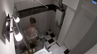 Hidden Cam - Spying My Stepsister In The Shower