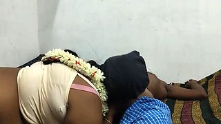 Hot Tamil Couple Fucking Hard in Bed - Santhi89