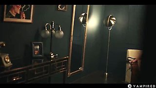 Octokuro as Vampirella - Lesbian Vampire with Big Tits Hypnotizes Sata Jones for Hardcore Sex