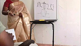 Tailor Teacher in Saree Fucking Student - 1