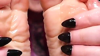 No Sound Oily Feet JOI