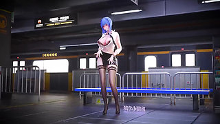 Office Lady Uniform Pencil Skirt Lace Thong Secretary