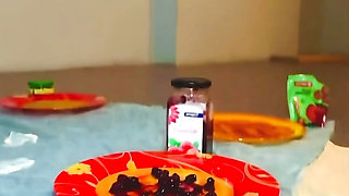 Food foot play