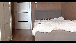 Arab Stepmom Consoled Her Stepson with Sexy Legs in Pantyhose