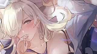 Police babe teases you with her soft kisses and curves in this ASMR experience