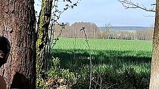 Cummed on and Fucked in the Forest