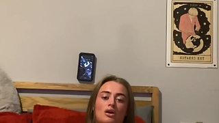 Watch this Scottish goth teen every inch of her fingers teasing moans from deep inside