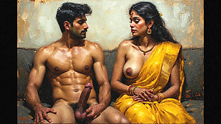 Hot pleasure desi pussy licked of married bhabhi