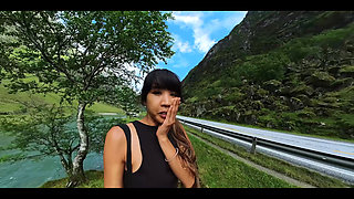 Masturbation with a Beautiful Views