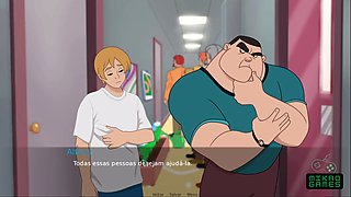 Adult cartoons, hairy pussy, milf curvy