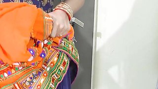Cute Saree Bhabhi Gets Naughty With Her Devar for Rough and Hard Anal Sex After Ice Massage on Her Back in Hindi