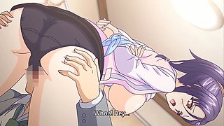 Asian babe Nexcze11 shows off her big boobs in hentai style