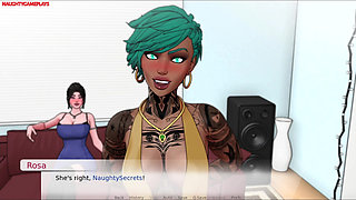 Huge boobs housewife cheating on her absent husband, Sharing Huge boobs wife - Devine Heel 03 3D Porn Game