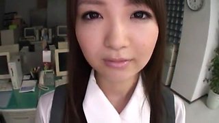 Fabulous Japanese chick Koharu Yuzuki in Horny Secretary, Stockings/Pansuto JAV clip