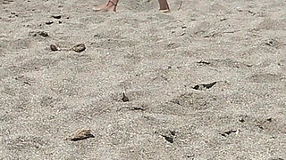 On the Beach Naked Enjoying