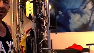 Hot Brunette in Ass to Mouth and Swallow Gangbang Ggg John Thompson