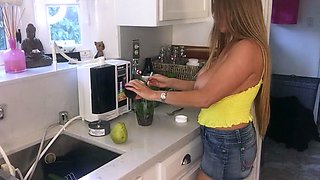 Chubby Brunette Big Boobs Dildo Masturbation
