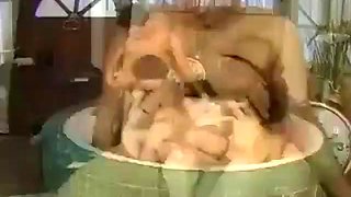 Raffaela Anderson - Hot Tub Orgy 1 1995: Blowjob, Babe  Groupsex Porn