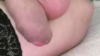 Sissy crossdresser anal bottle