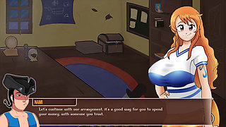 One Piece - Pirate Trainer Part 6 Nami's Big Breats by Loveskysanx
