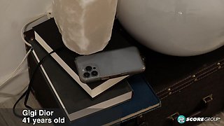 Hot, blonde MILF Gigi Dior fucks her daughter's boyfriend - Gigi Dior and Brick Danger - 40SomethingMag