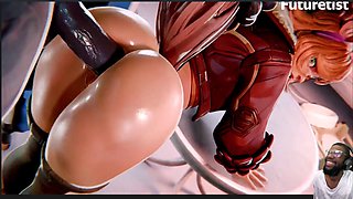 Big Breast Bald Pussy Emma Leg up Fuck, Emma Frost Bouncy Cowgirl Ride, Venom Pounds Squirrel Girls Ass