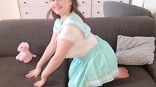 My First Time! Blowjob And Riding With My Stepdaddy