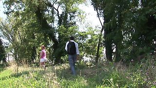 A young girl in a sauna suck a mature cock before a good fuck